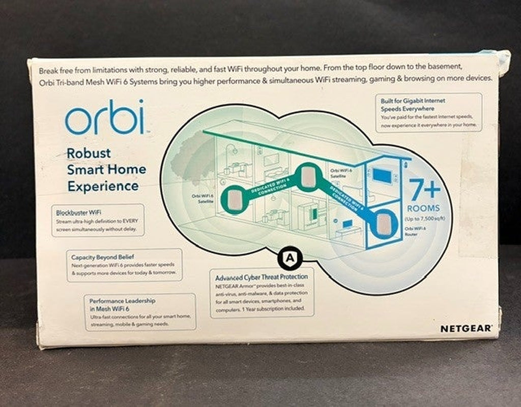 Netgear Orbi - Tri-Band MEsh Wifi 6 System