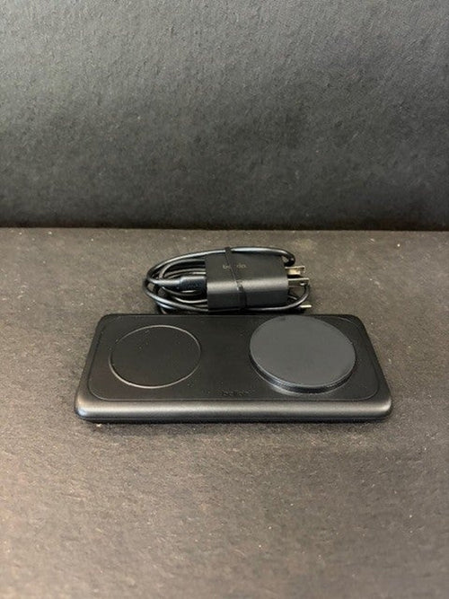 Belkin BoostCharge Pro 2-in-1 Magsafe-Compatible Wireless Charging Pad w/ QI2