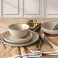 Over&Back 16-Piece Dinnerware Set - LINEN