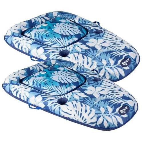 Aqua Luxury Pool Lounger - 2 PACK