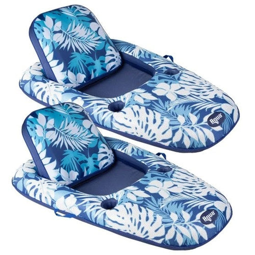Aqua Luxury Pool Lounger - 2 PACK