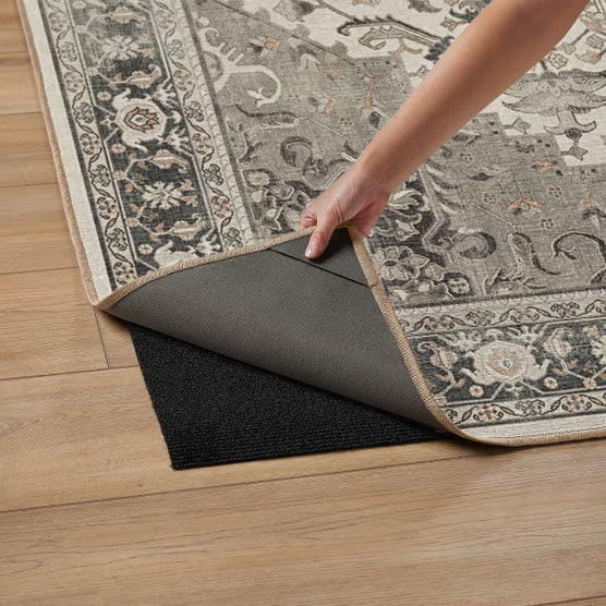 Ruggable Helena Hazel Flatwoven Washable Area Rug with Pad, 8 ft. x 10 ft.