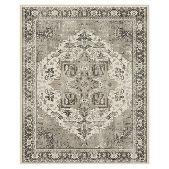 Ruggable Helena Hazel Flatwoven Washable Area Rug with Pad, 8 ft. x 10 ft.