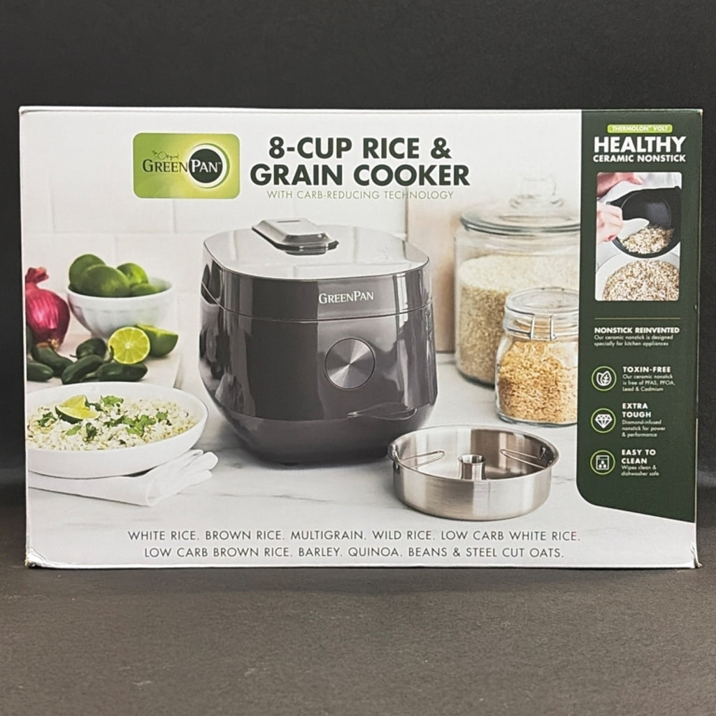 Bistro 8-Cup Carb-Reducing Rice Cooker | Graphite