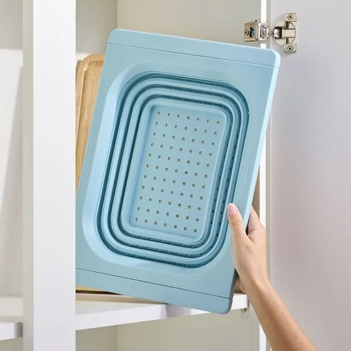 KitchenAid Collapsible Colander - Blue
