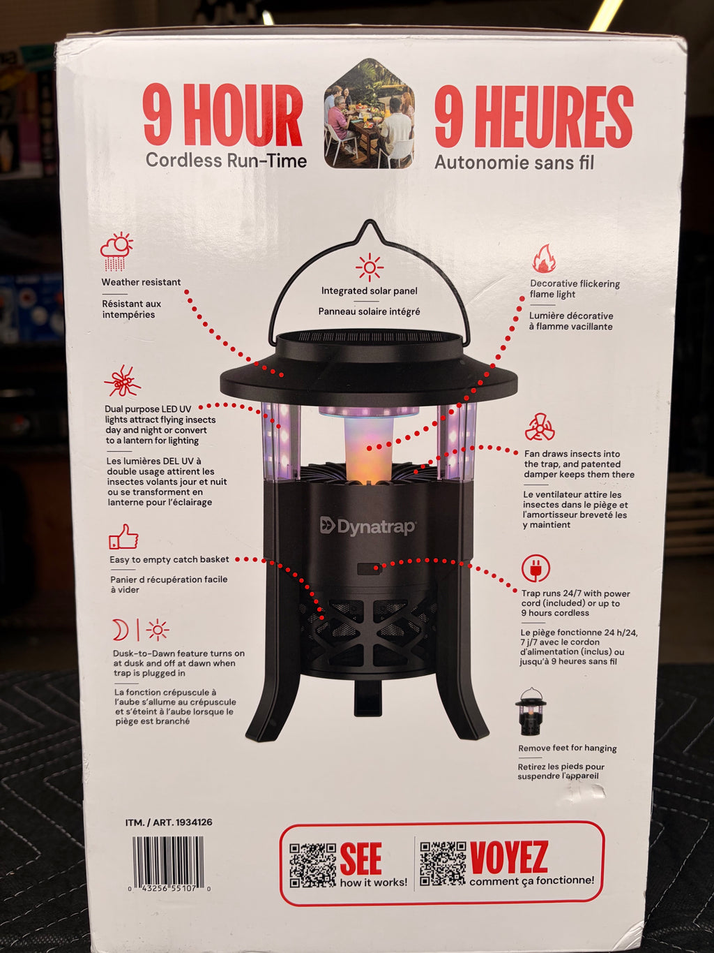 DynaTrap Solar Outdoor Bug Trap