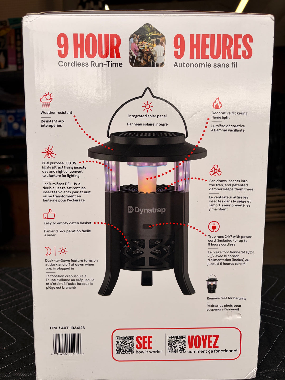 DynaTrap Solar Outdoor Bug Trap