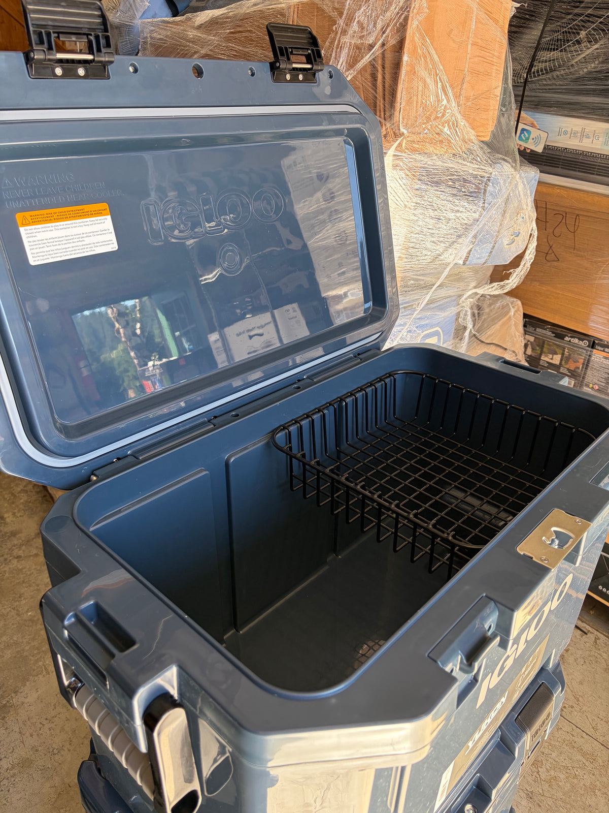 Igloo Yukon 70-Quart Hard Cooler with Wire Basket