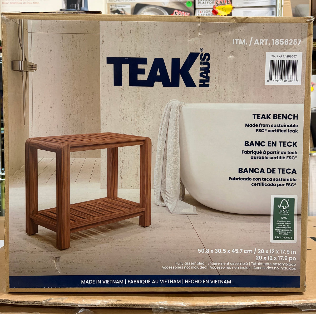 TEAKHAUS TEAK BENCH