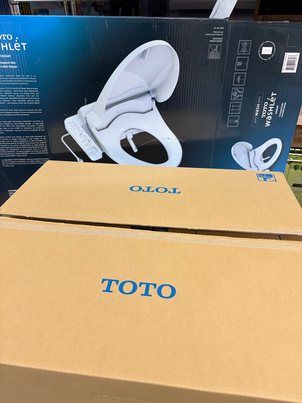 TOTO WASHLET Elongated Electronic Bidet Toilet Seat