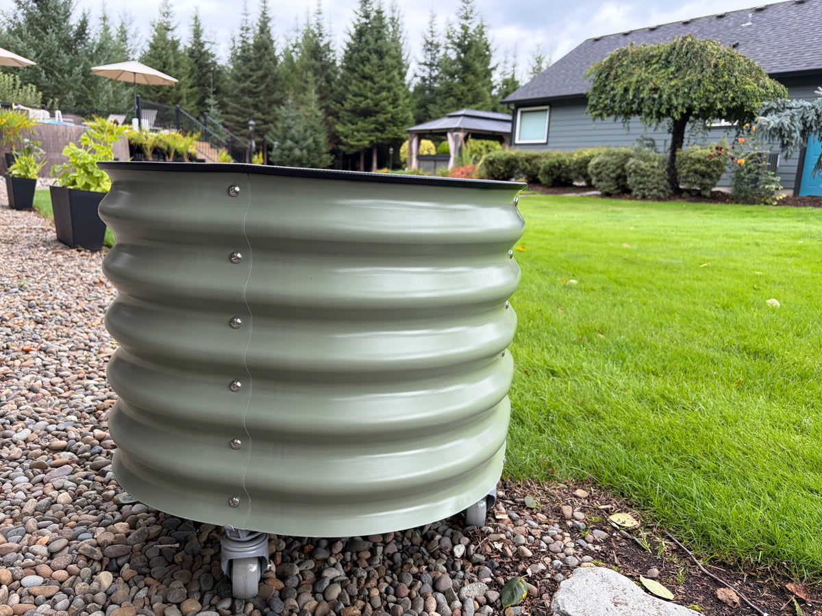 Vego Garden Self-Watering Rolling Citrus Tree Planter