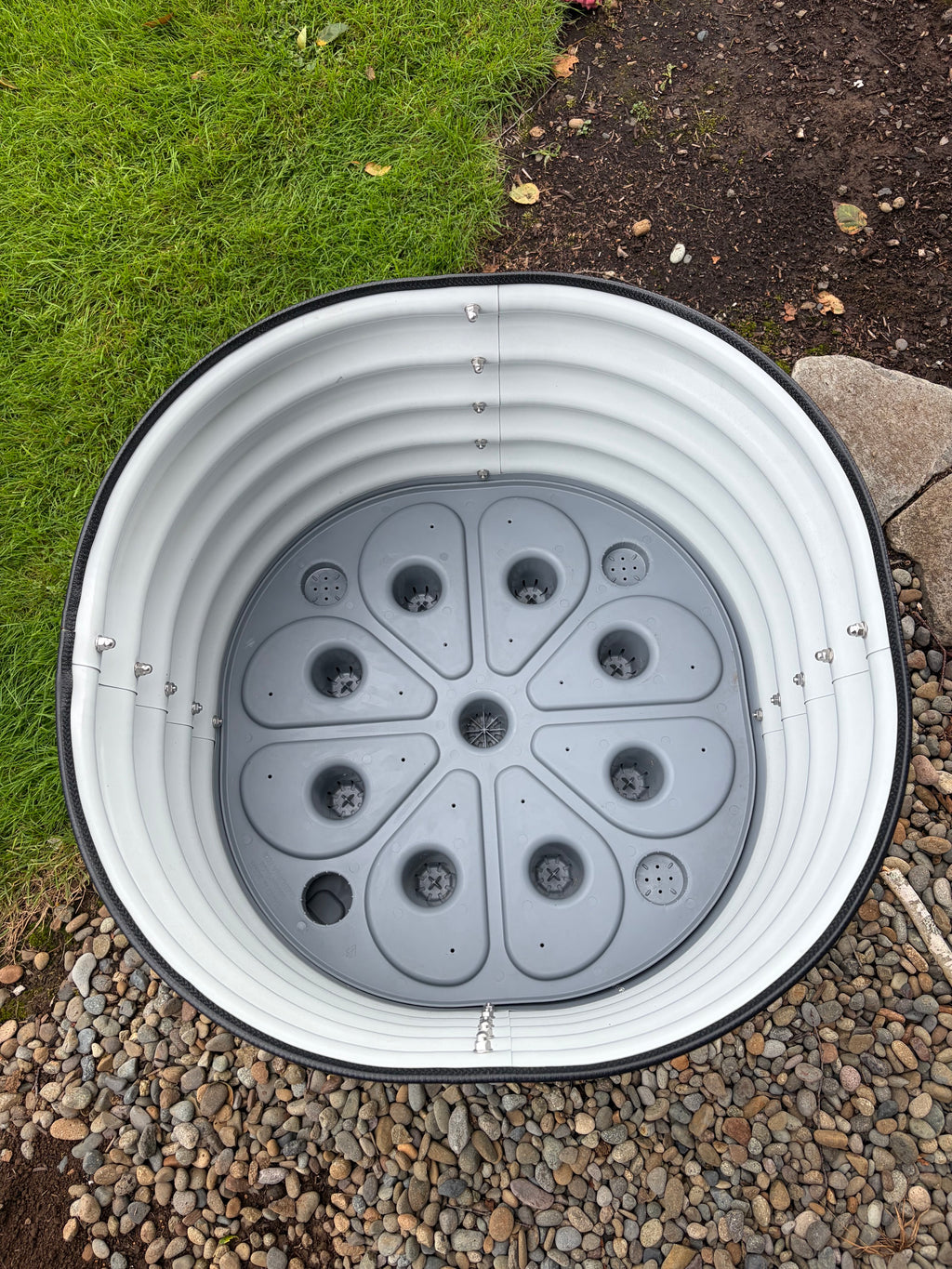 Vego Garden Self-Watering Rolling Citrus Tree Planter