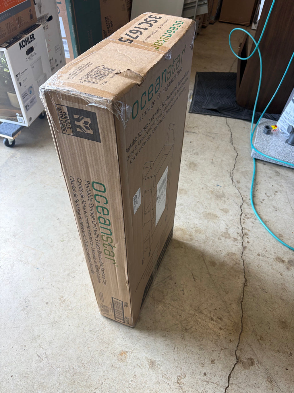 Oceanstar 3-Tier Storage Cart