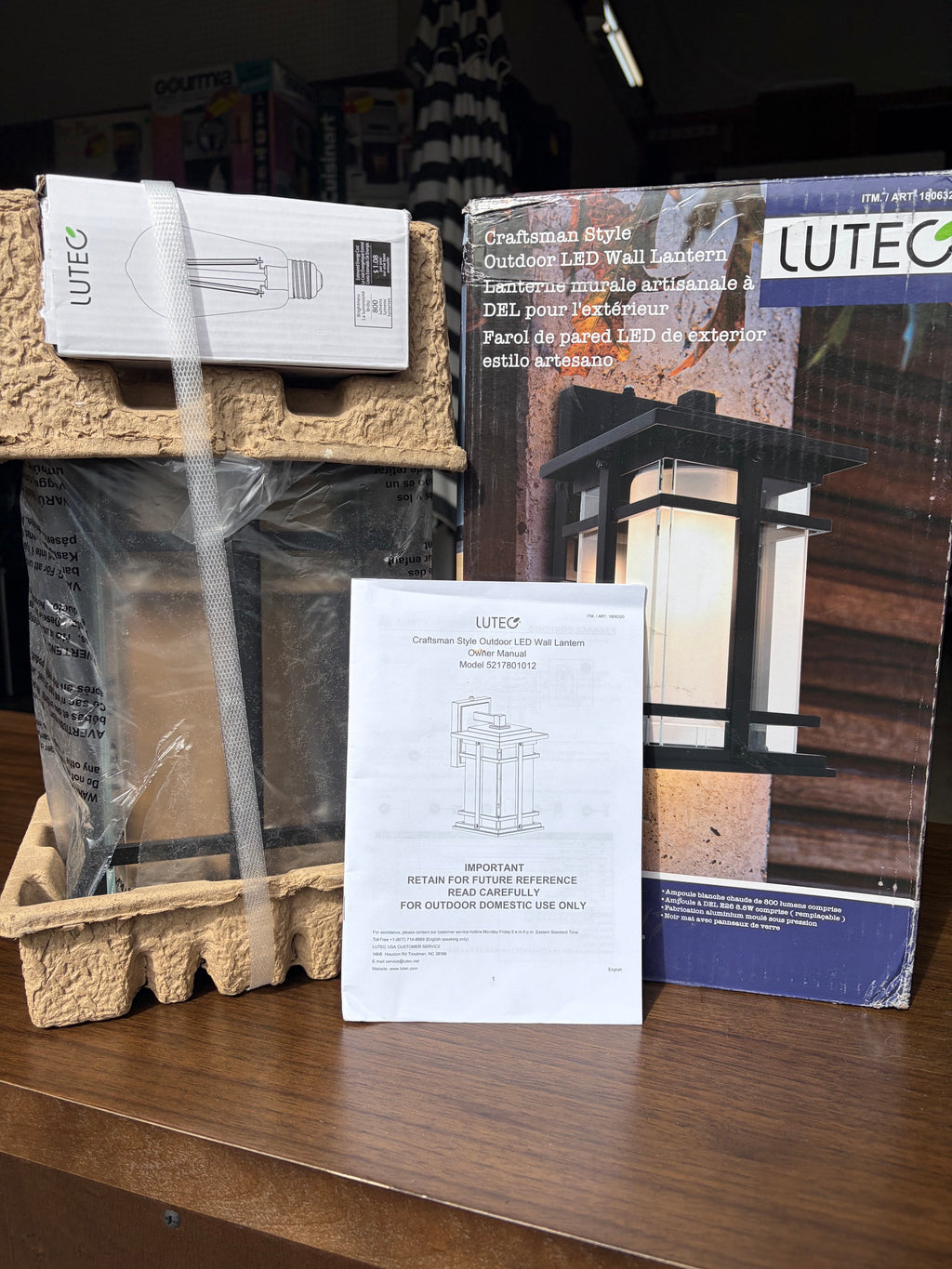 LUTEC Craftsman 2.0 Outdoor LED Coach Light