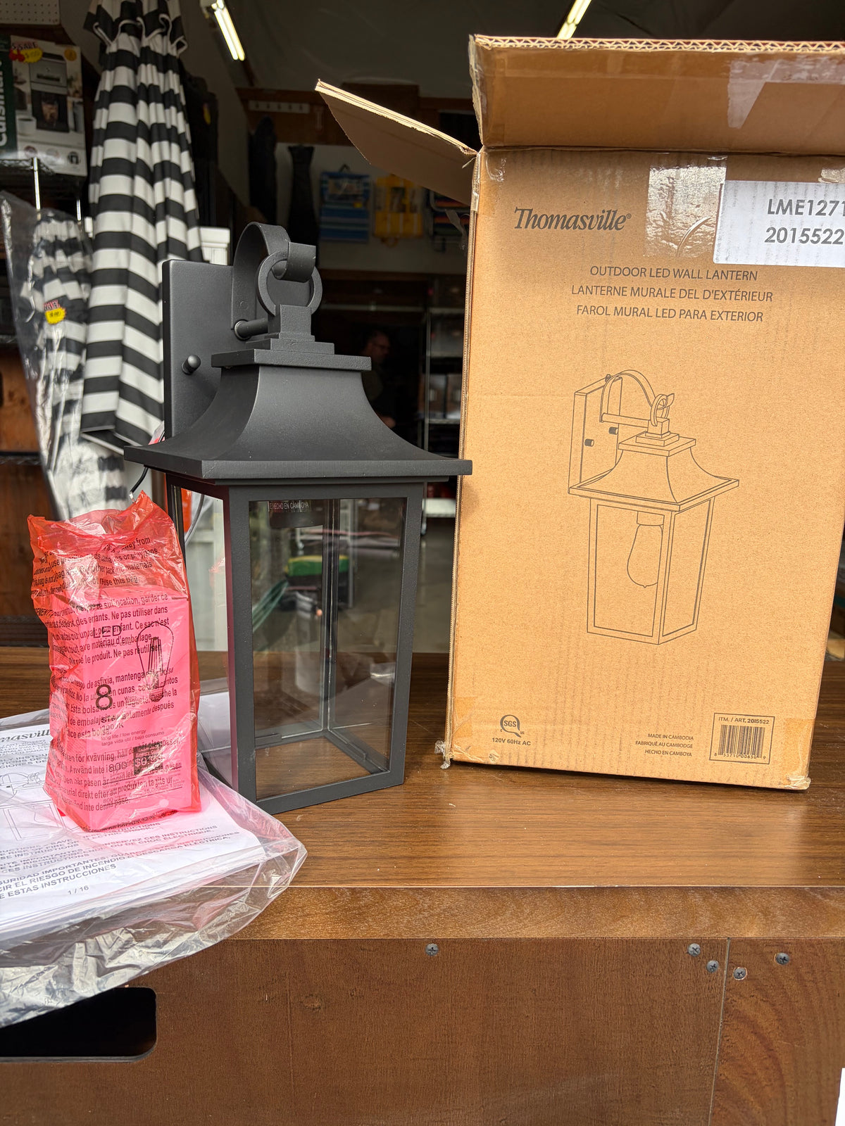 Thomasville Bremerton 16" Outdoor LED Wall Lantern