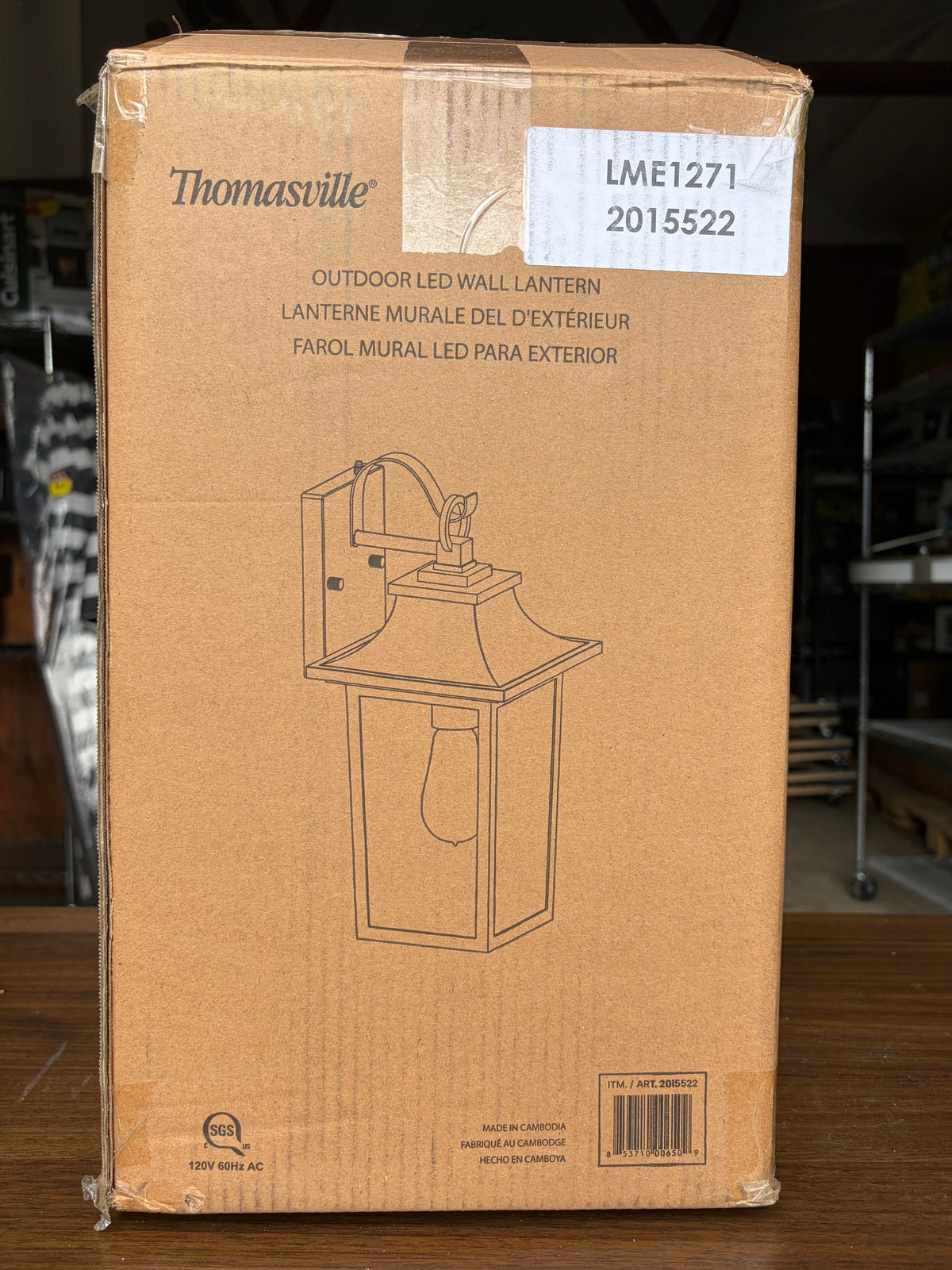 Thomasville Bremerton 16" Outdoor LED Wall Lantern