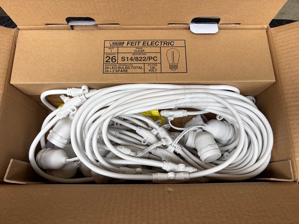 Feit Electric 48 ft. LED String Lights with White Cord