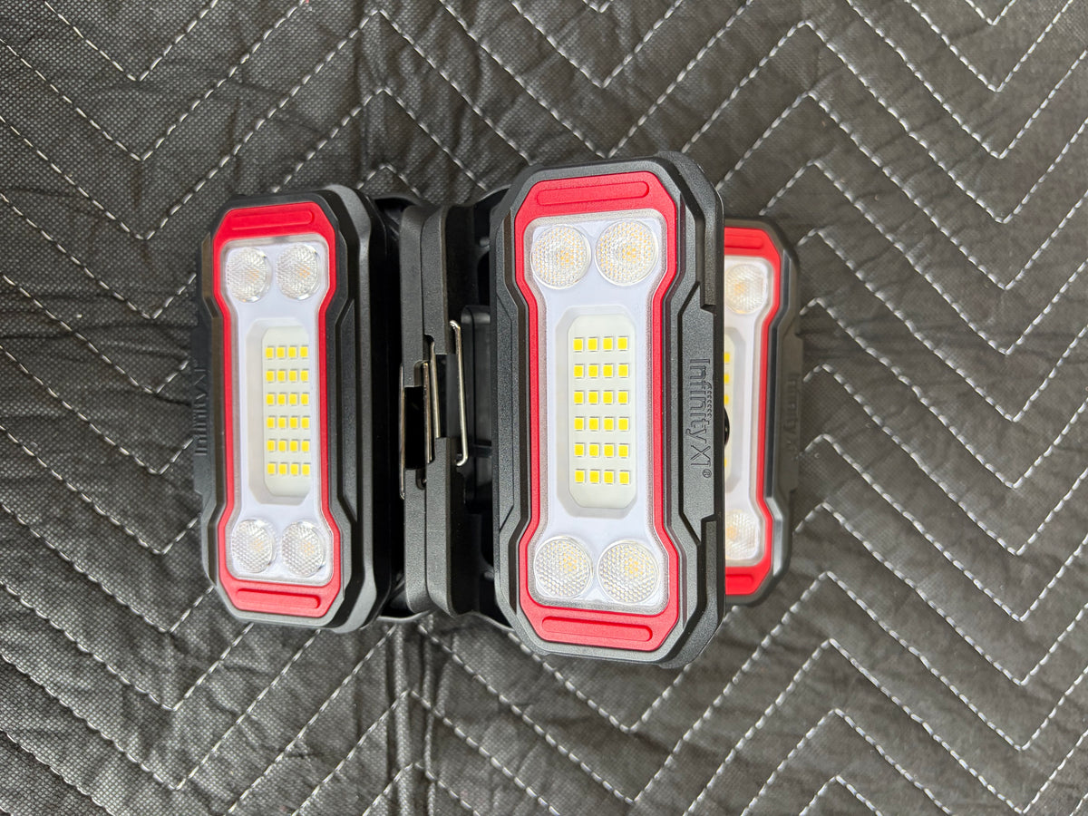 Infinity X1 2500 Lumen Rechargeable Worklight 3-Pack.