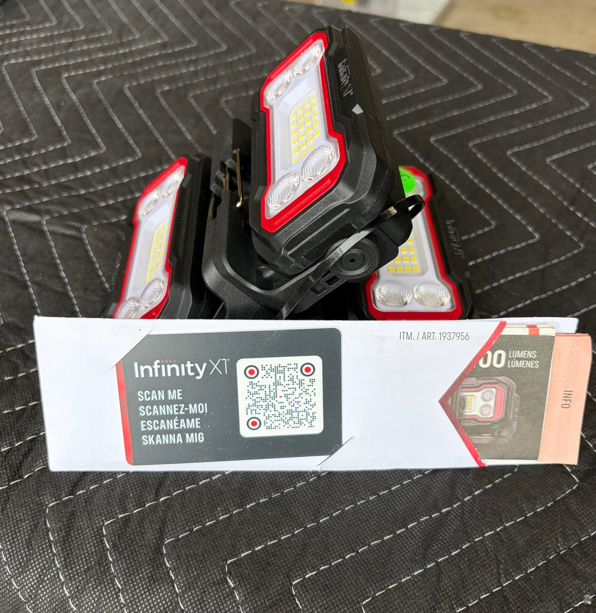 Infinity X1 2500 Lumen Rechargeable Worklight 3-Pack.