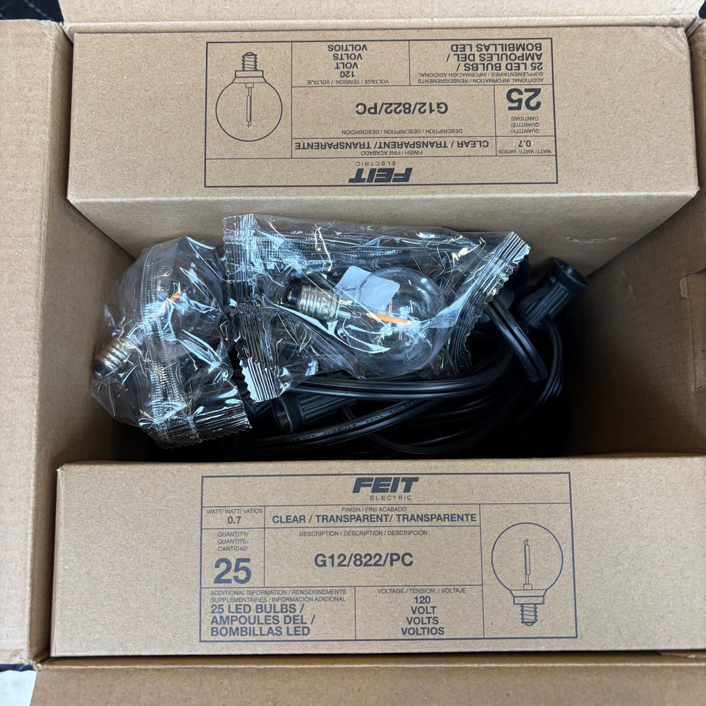 Feit Electric 50 ft. LED Bistro String Lights