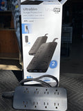 Jasco UltraPro Elite UltraSlim 8-Outlet Surge Protector 2-Pack