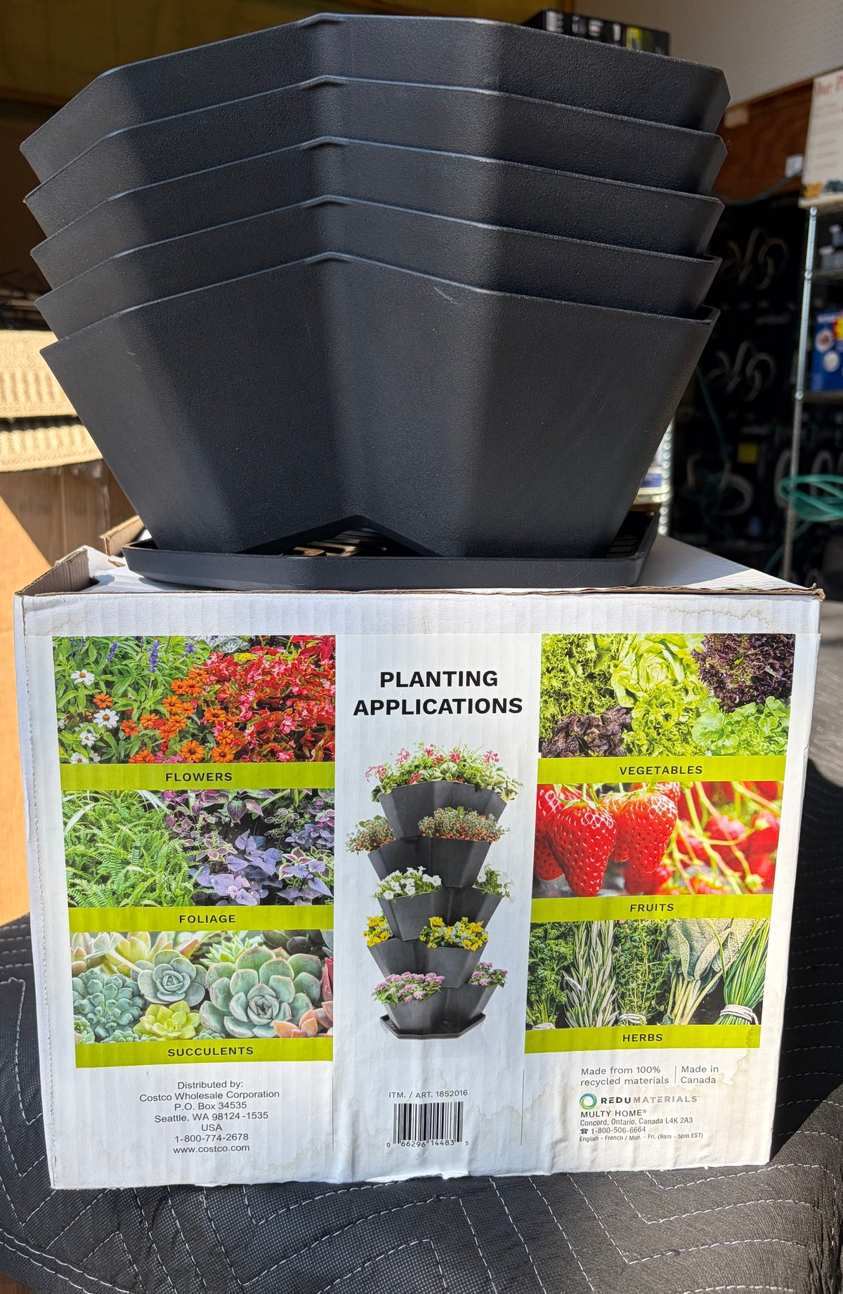 Multy Home 5-Tier Stackable Planter