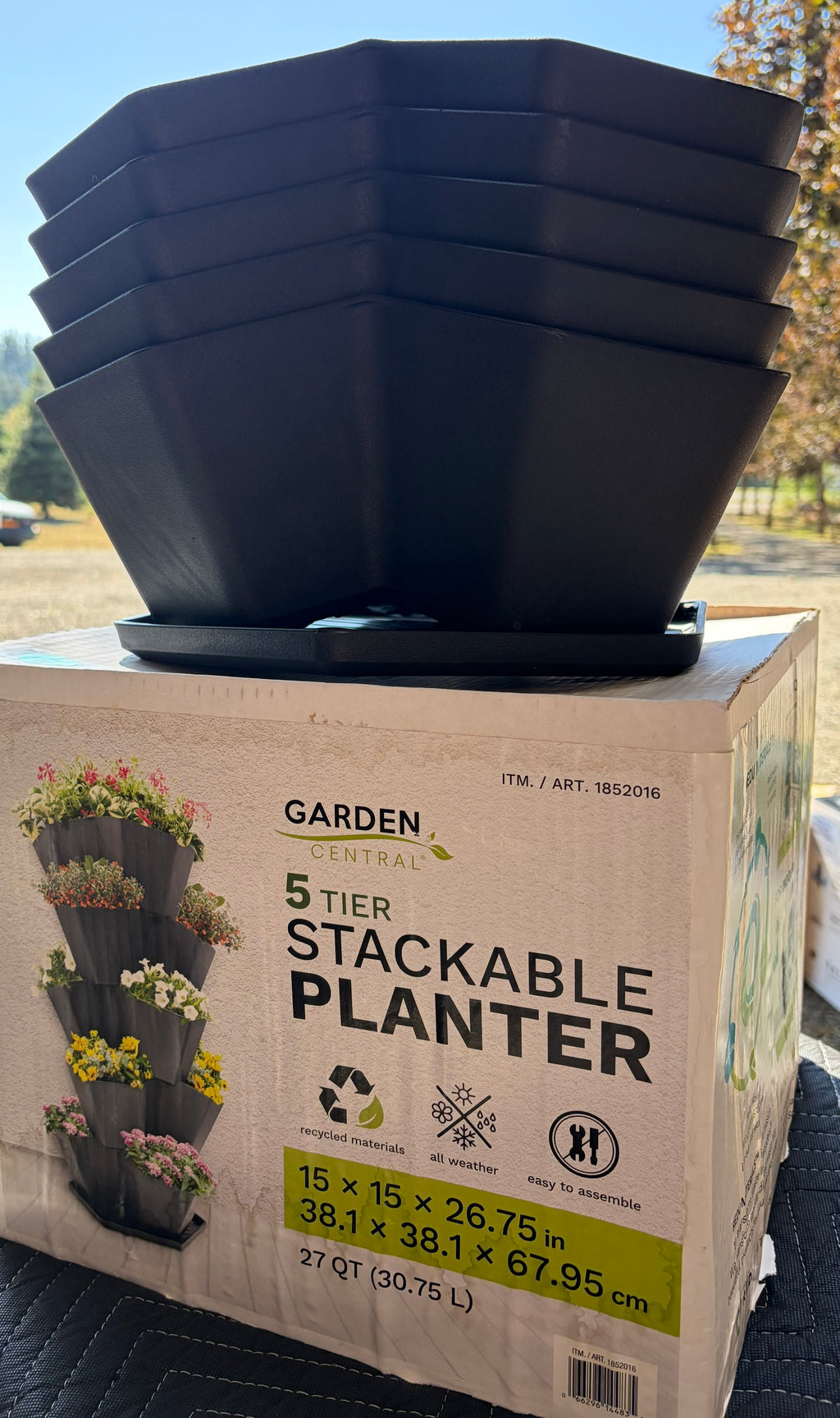 Multy Home 5-Tier Stackable Planter