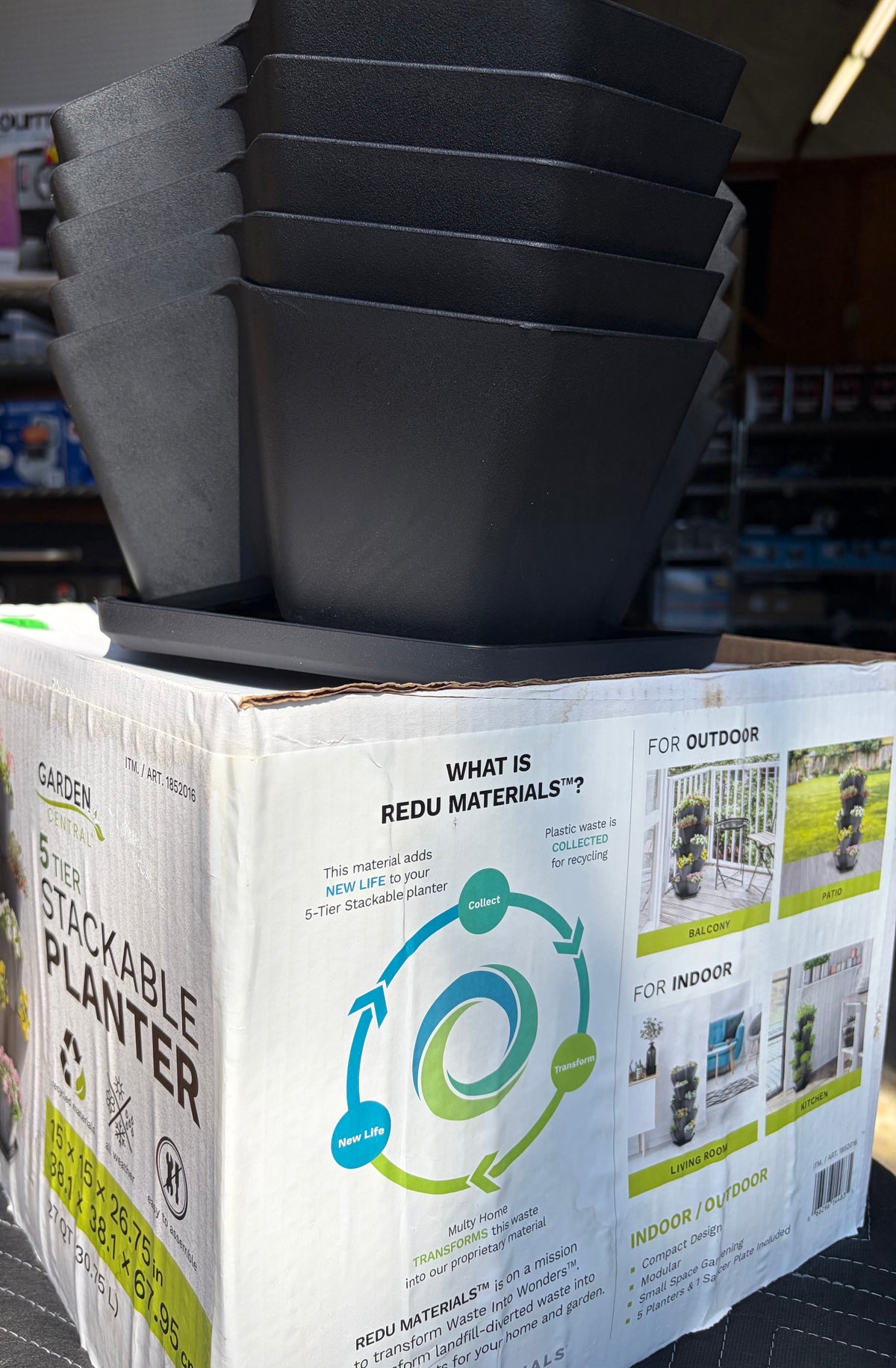 Multy Home 5-Tier Stackable Planter