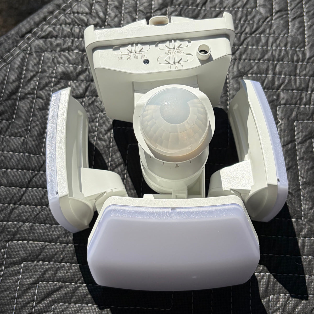 LUTEC 3000-Lumen Motion Activated Solar Security LED Light