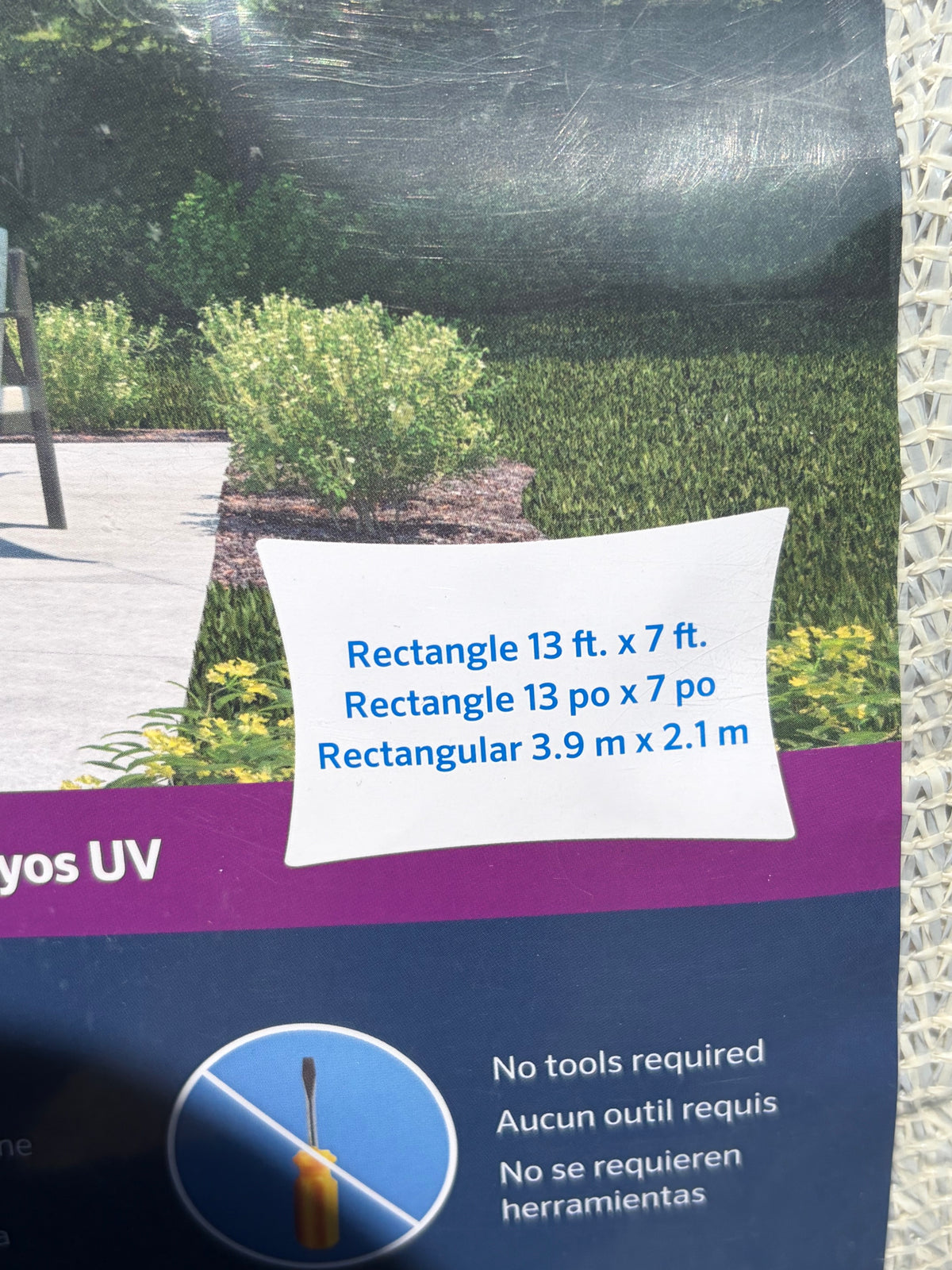 Coolaroo 13'x7' Rectangle Shade Sail