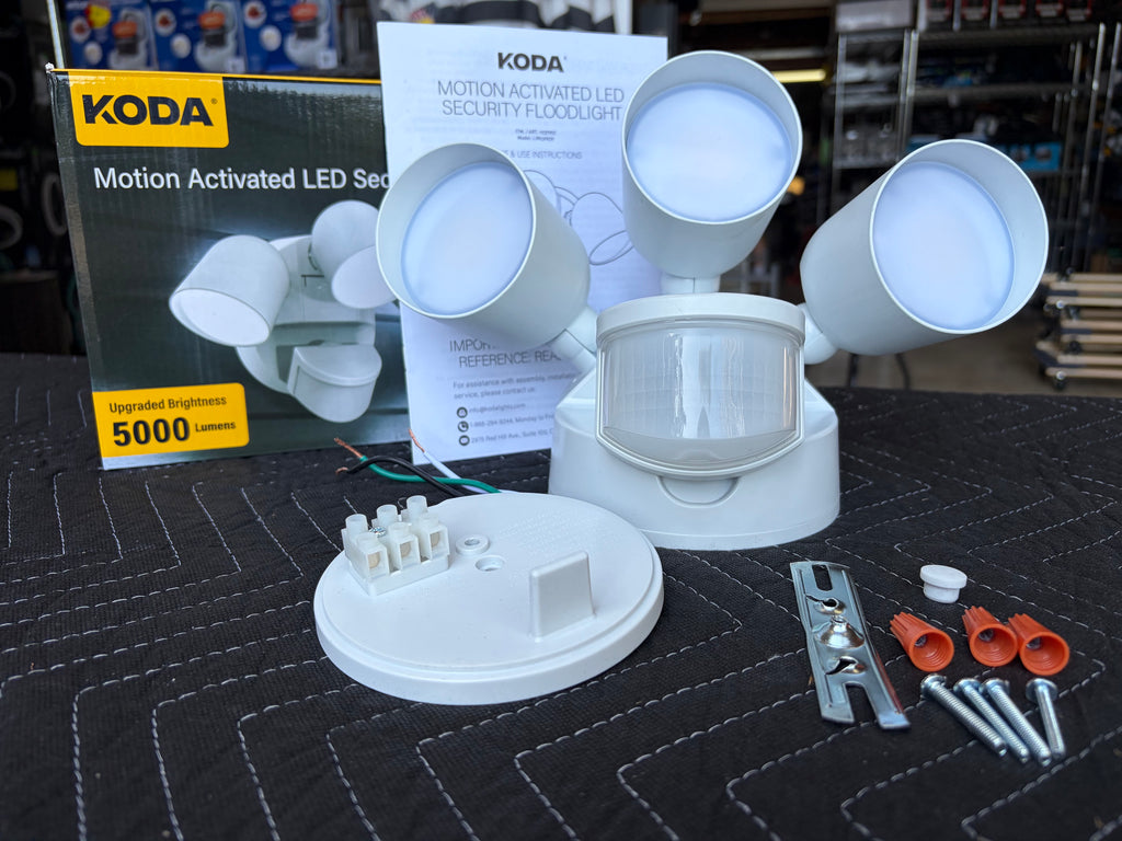 KODA 5,000-Lumen Motion-Activated LED Security Light