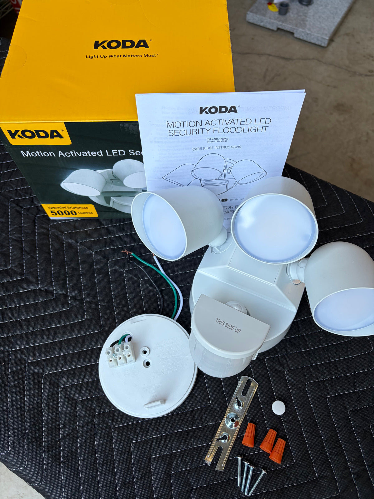 KODA 5,000-Lumen Motion-Activated LED Security Light
