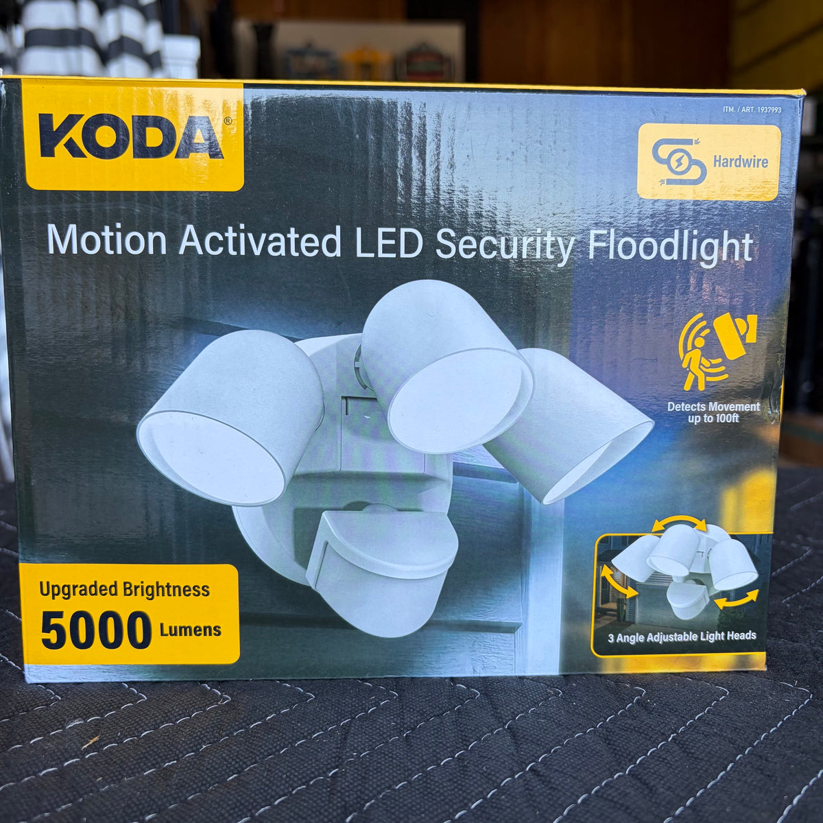 KODA 5,000-Lumen Motion-Activated LED Security Light