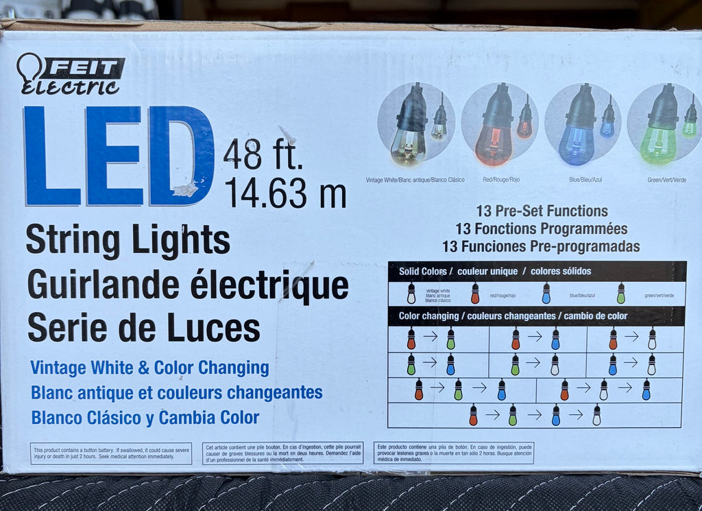 Feit Electric 48-Foot LED String Light Set