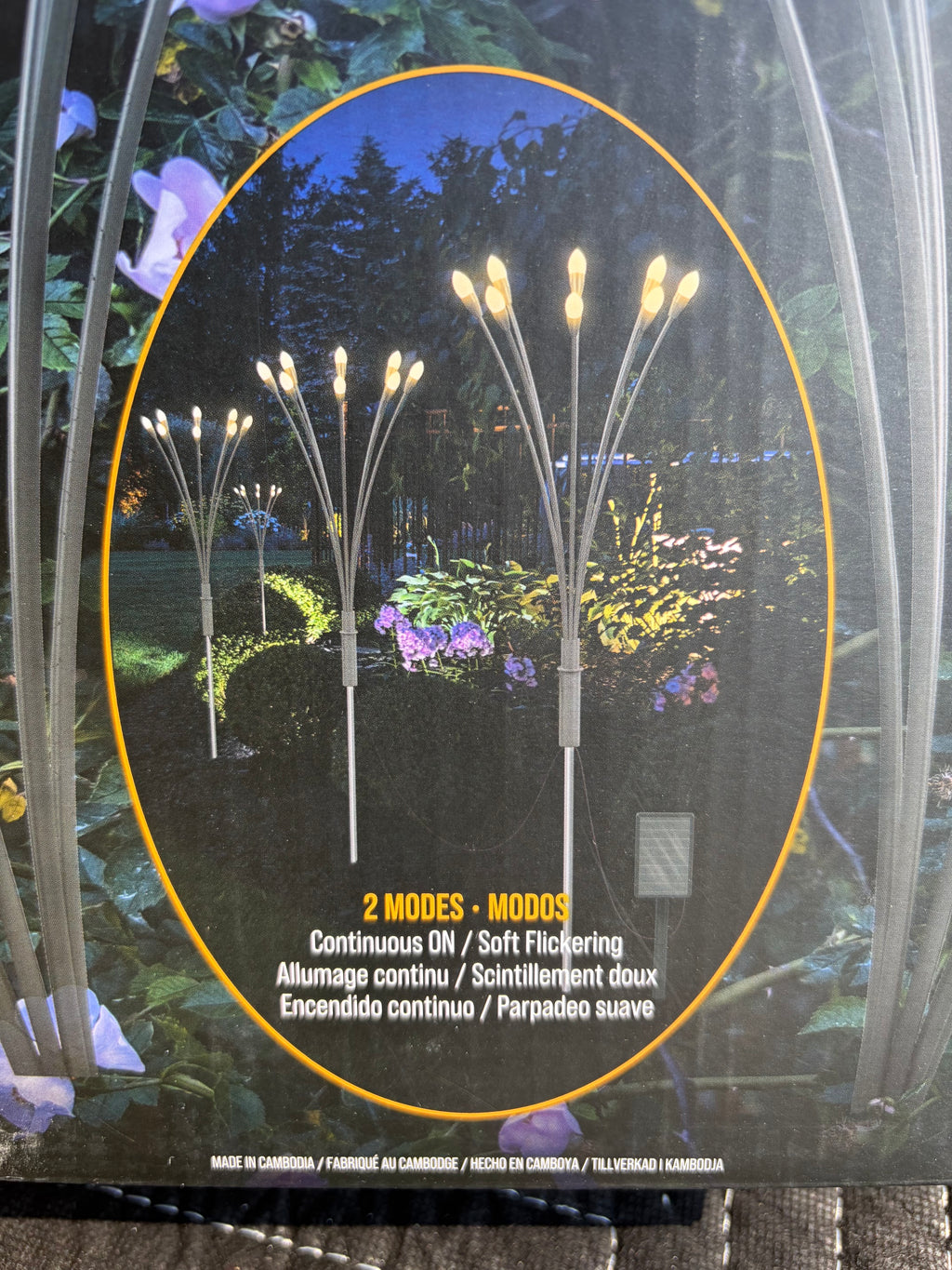 Sol-R-Brite Solar Firefly Landscape Lights, 4-Pack