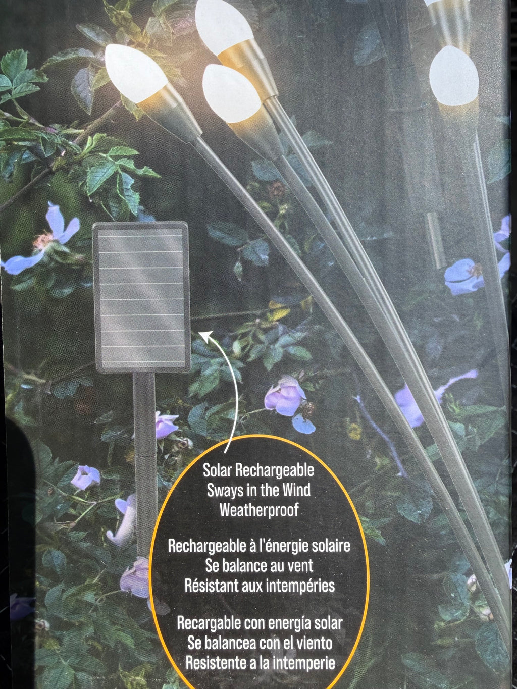 Sol-R-Brite Solar Firefly Landscape Lights, 4-Pack