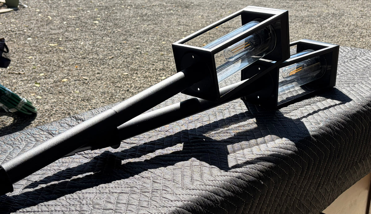 LUTEC XL Solar LED Pathway Lights, 2-Pack