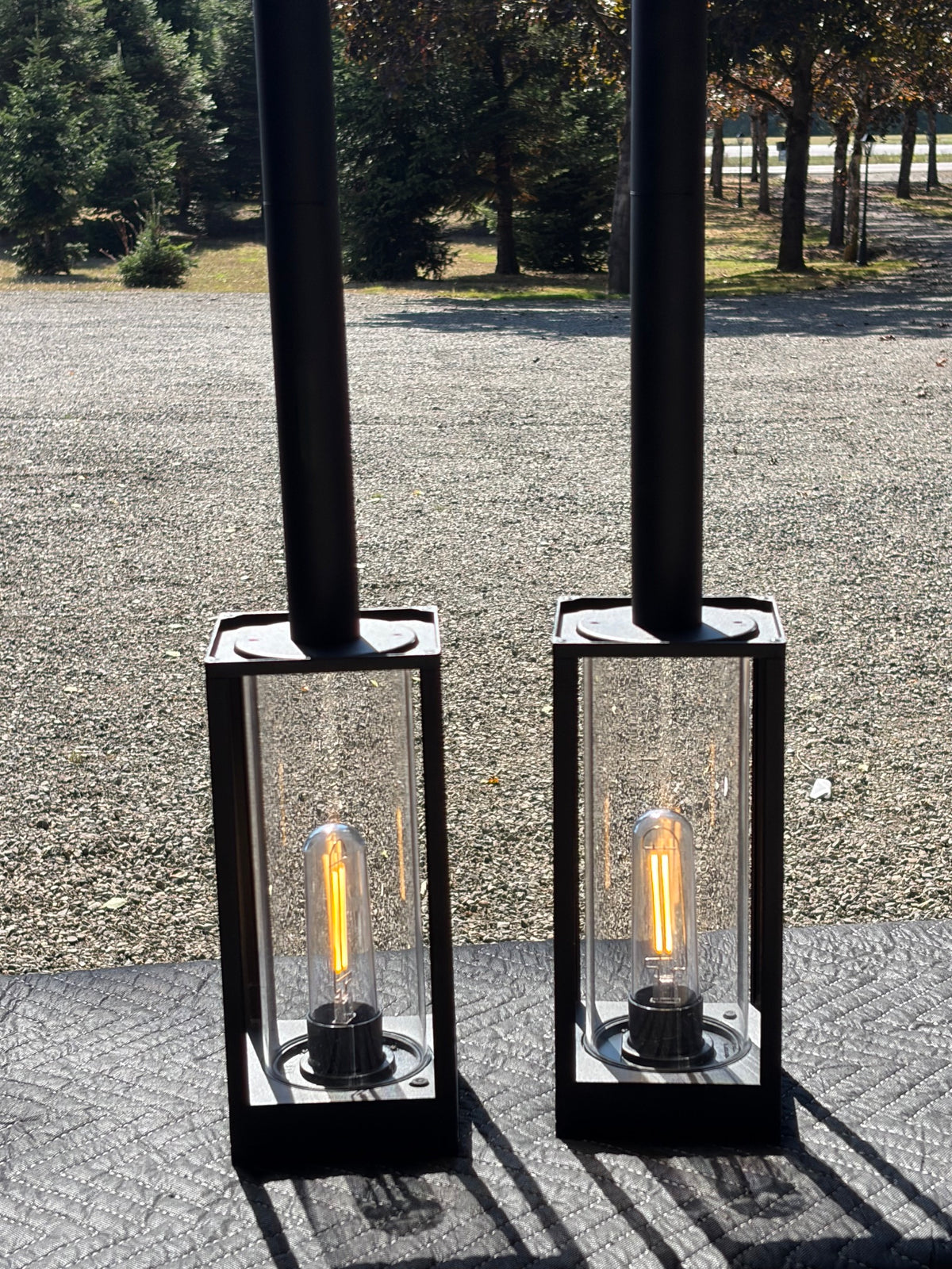 LUTEC XL Solar LED Pathway Lights, 2-Pack