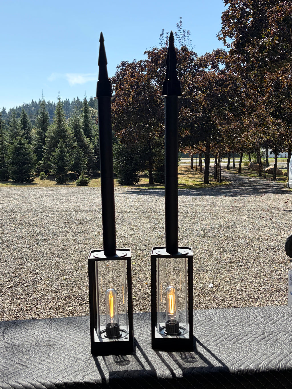 LUTEC XL Solar LED Pathway Lights, 2-Pack