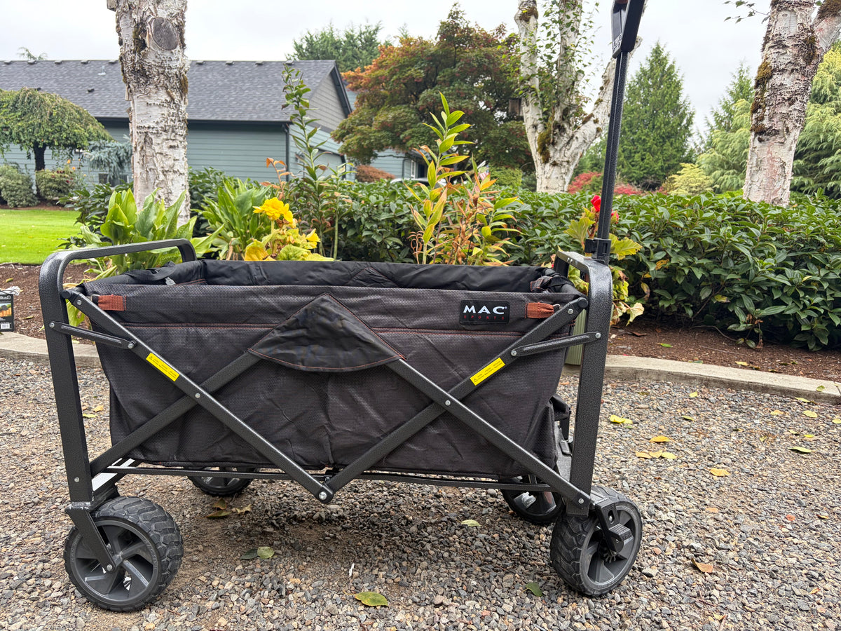 Mac Sports XL Folding Wagon with Brakes