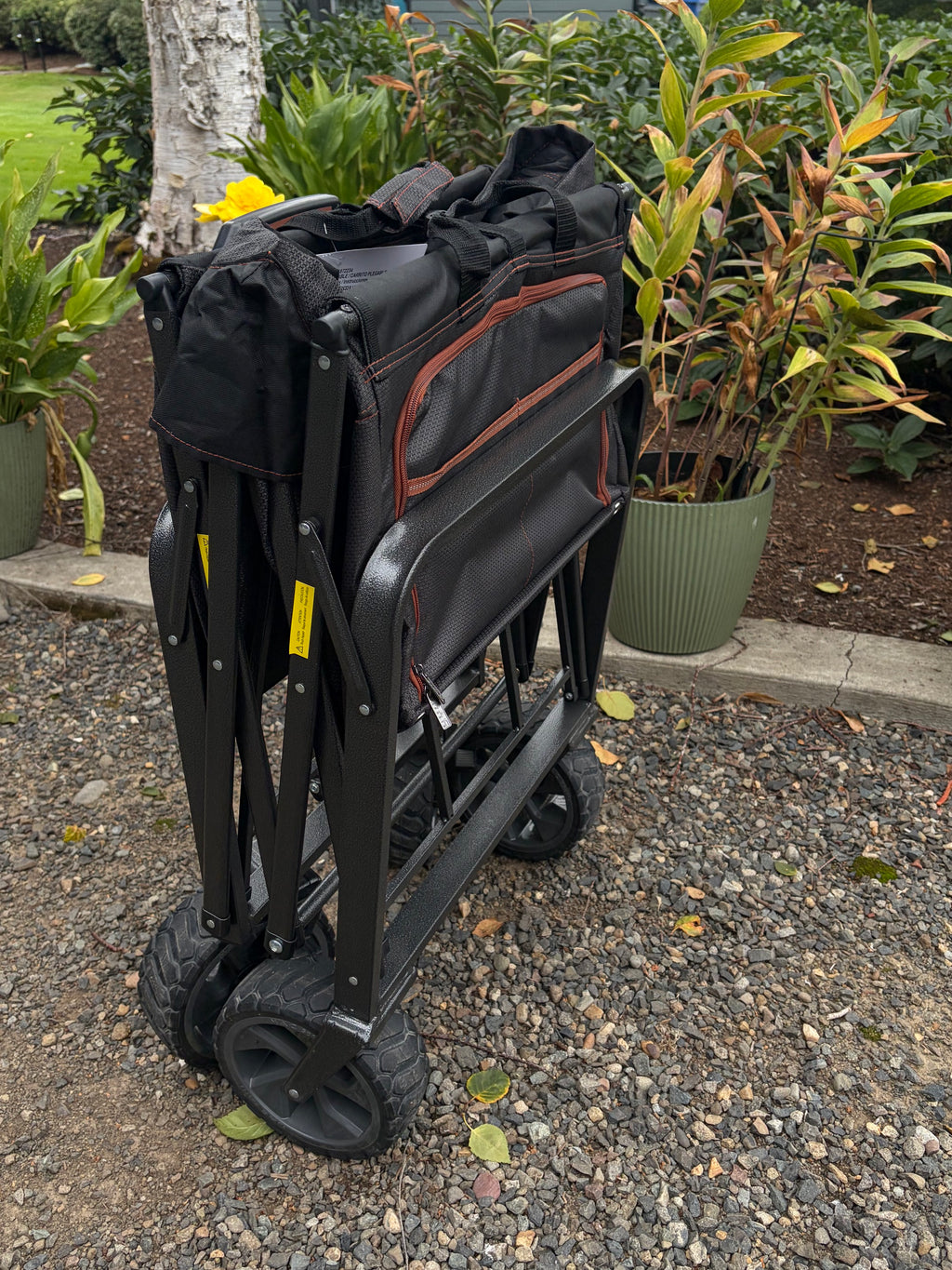 Mac Sports XL Folding Wagon with Brakes