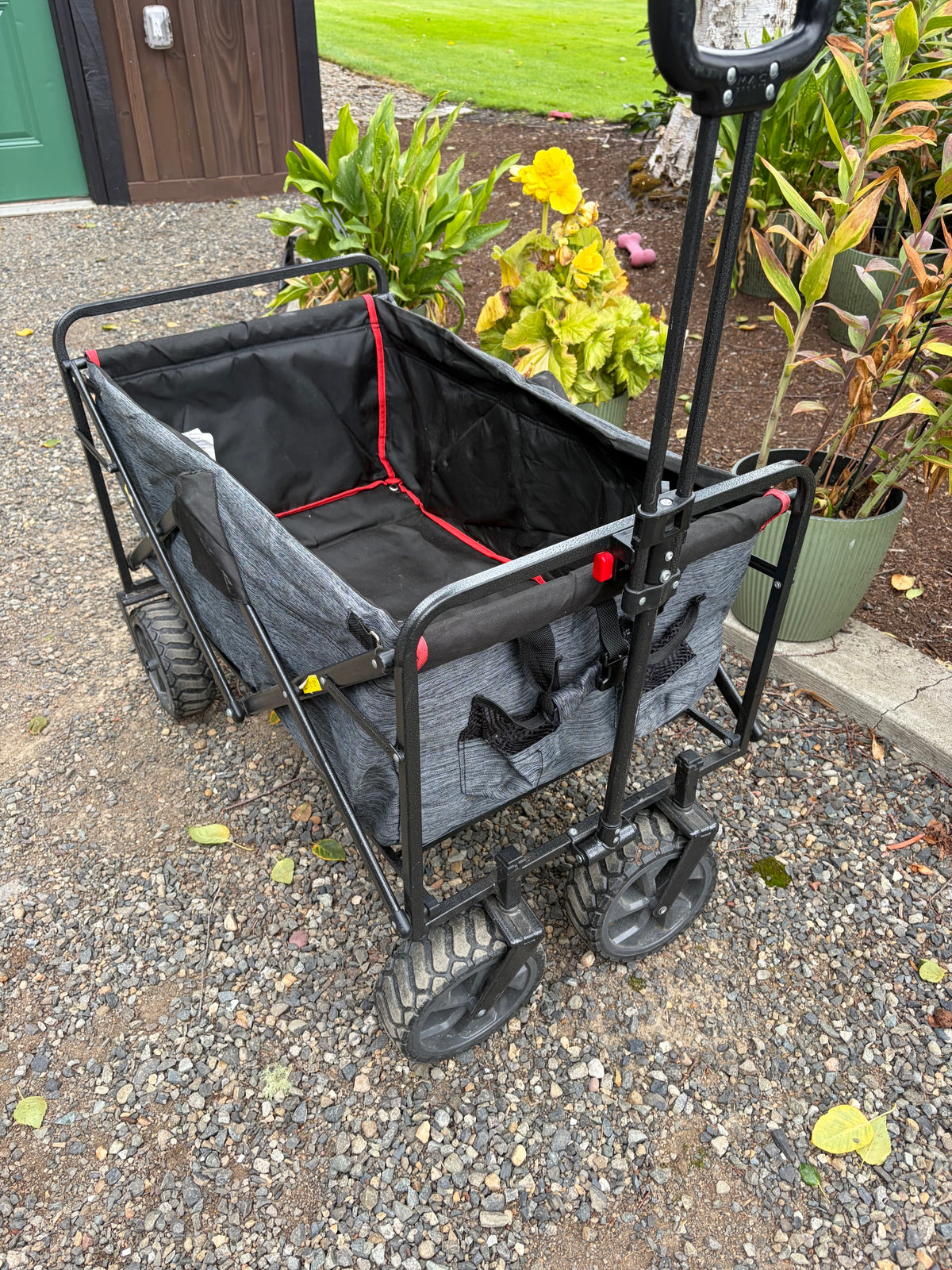 Mac Sports Folding Utility Wagon - Red & Gray - Used