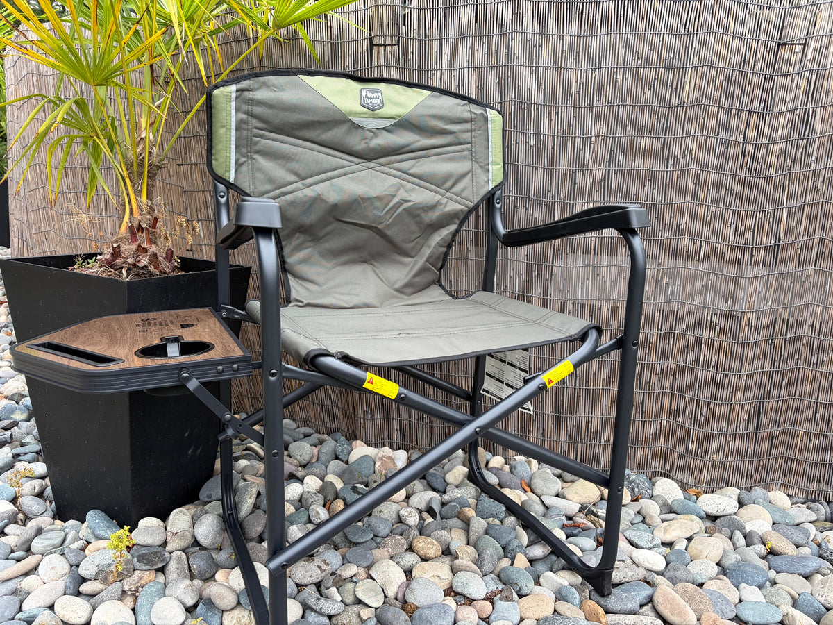 Timber Ridge Director’s Chair with Side Table