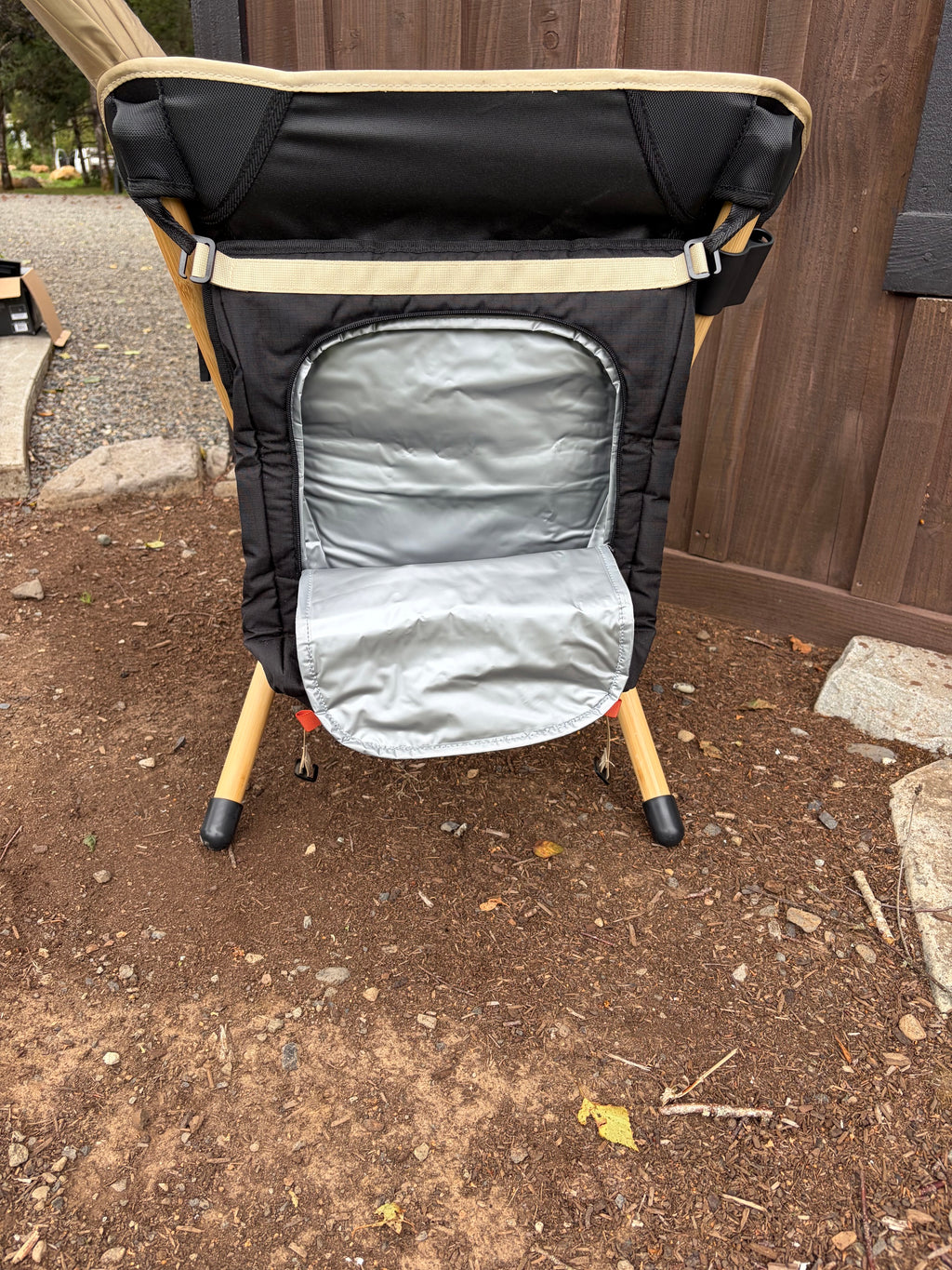 Bumboo Packable Chair with Sun Shade
