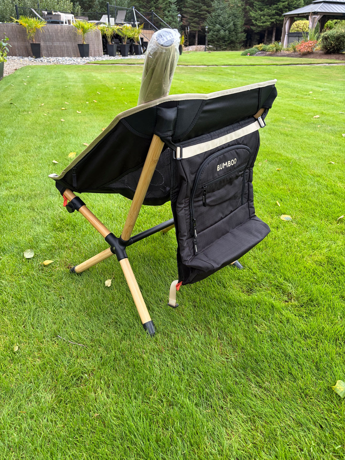 Bumboo Packable Chair with Sun Shade