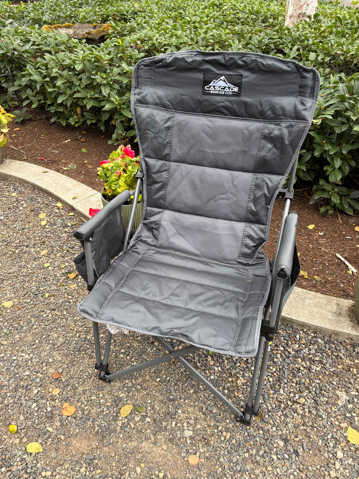 Cascade Mountain Tech Padded Camp Chair