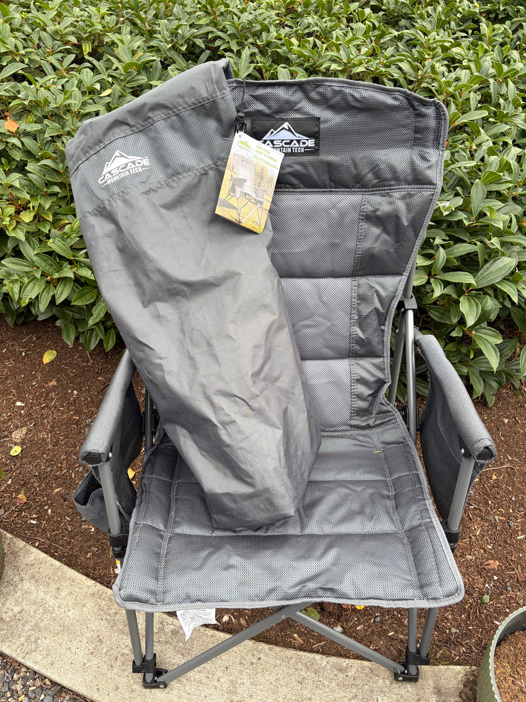 Cascade Mountain Tech Padded Camp Chair