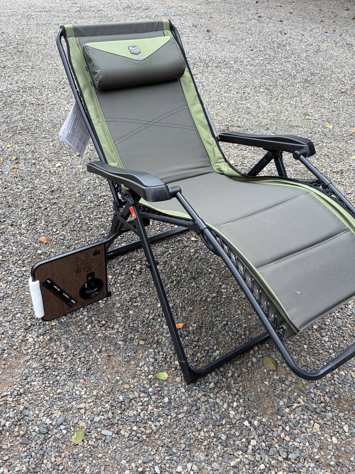 Timber Ridge Zero Gravity Lounger with Securing Clip