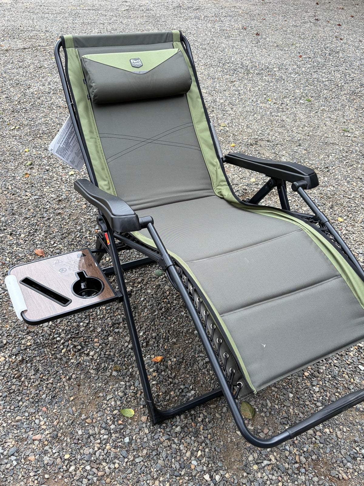 Timber Ridge Zero Gravity Lounger with Securing Clip
