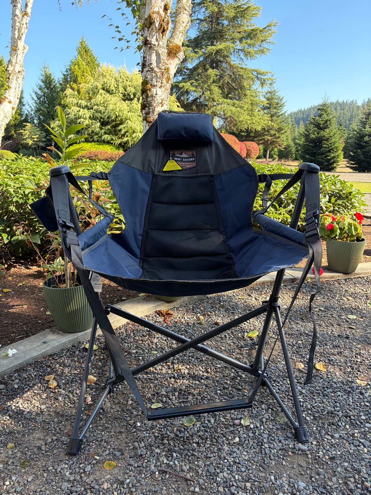 Tommy Bahama Swinging Hammock Chair with Footrest